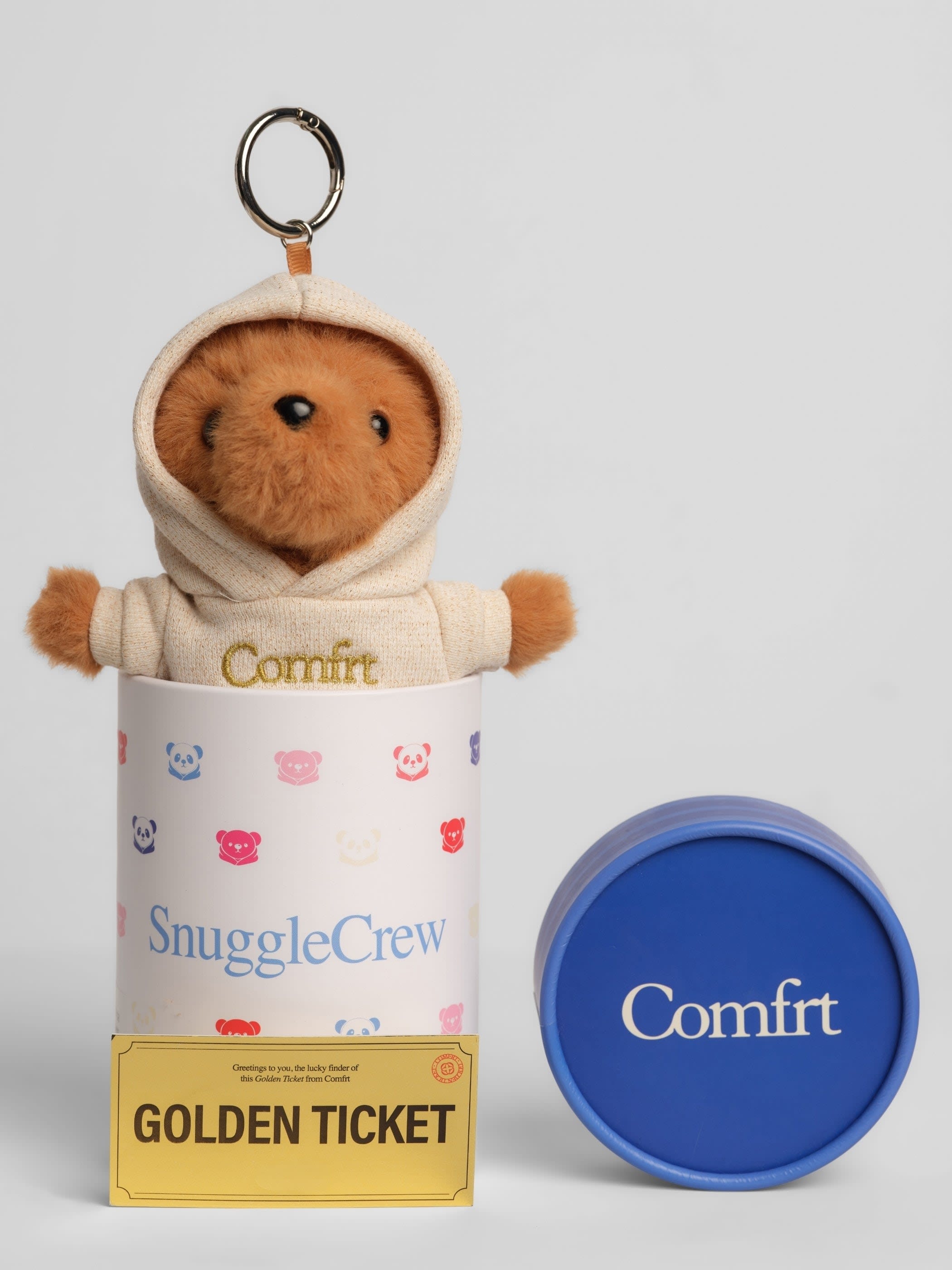 JUST DROPPEDTeddy Bear Mystery Color Keychain product photo from Comfrt