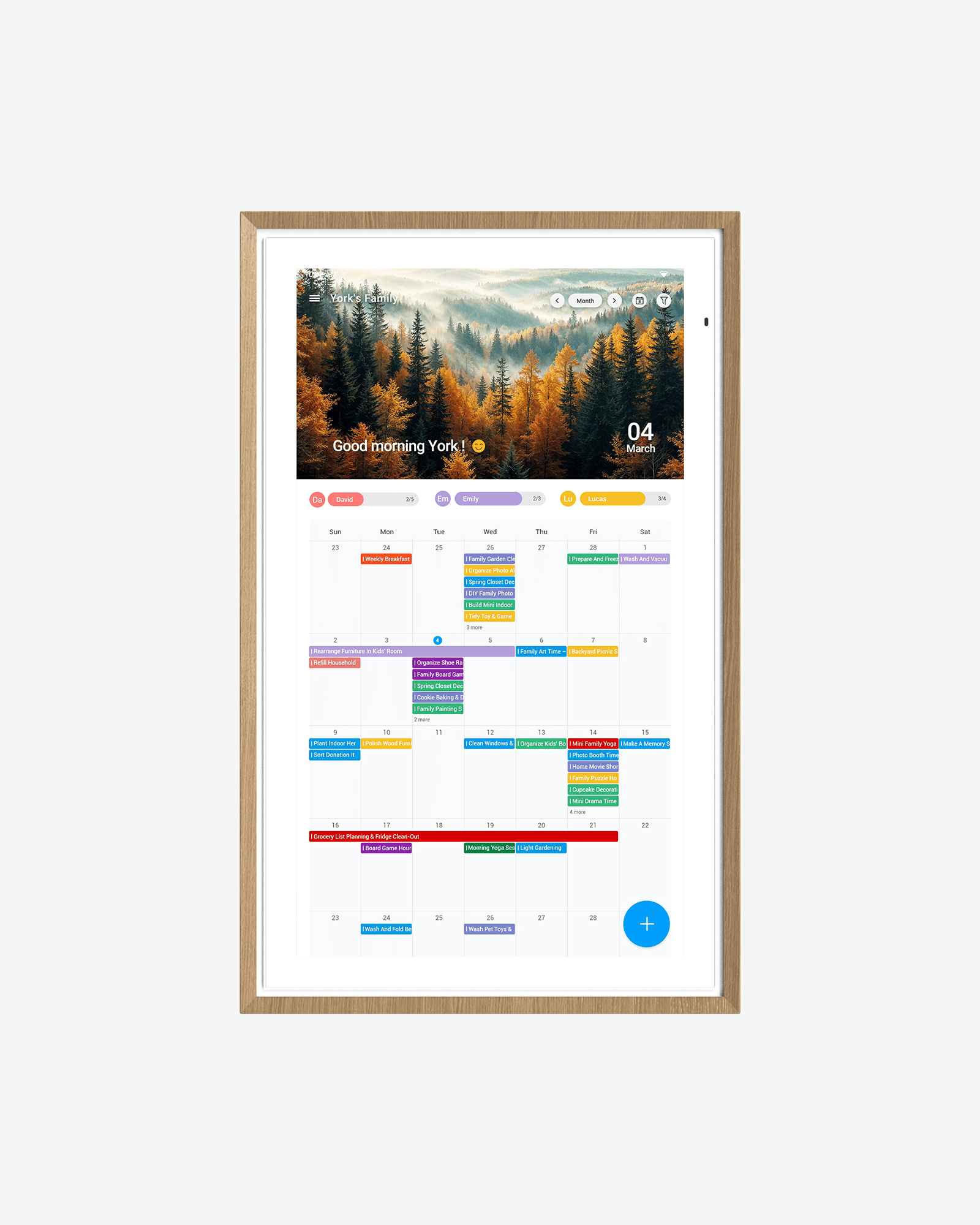 21.5" Digital Calendar product photo from Apolosign