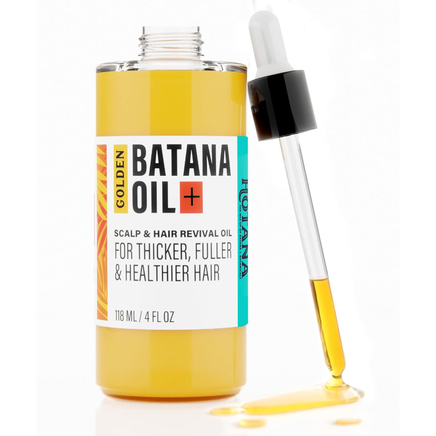Golden Batana Oil + Scalp & Hair Revival Oil 4 oz product photo from Hotana