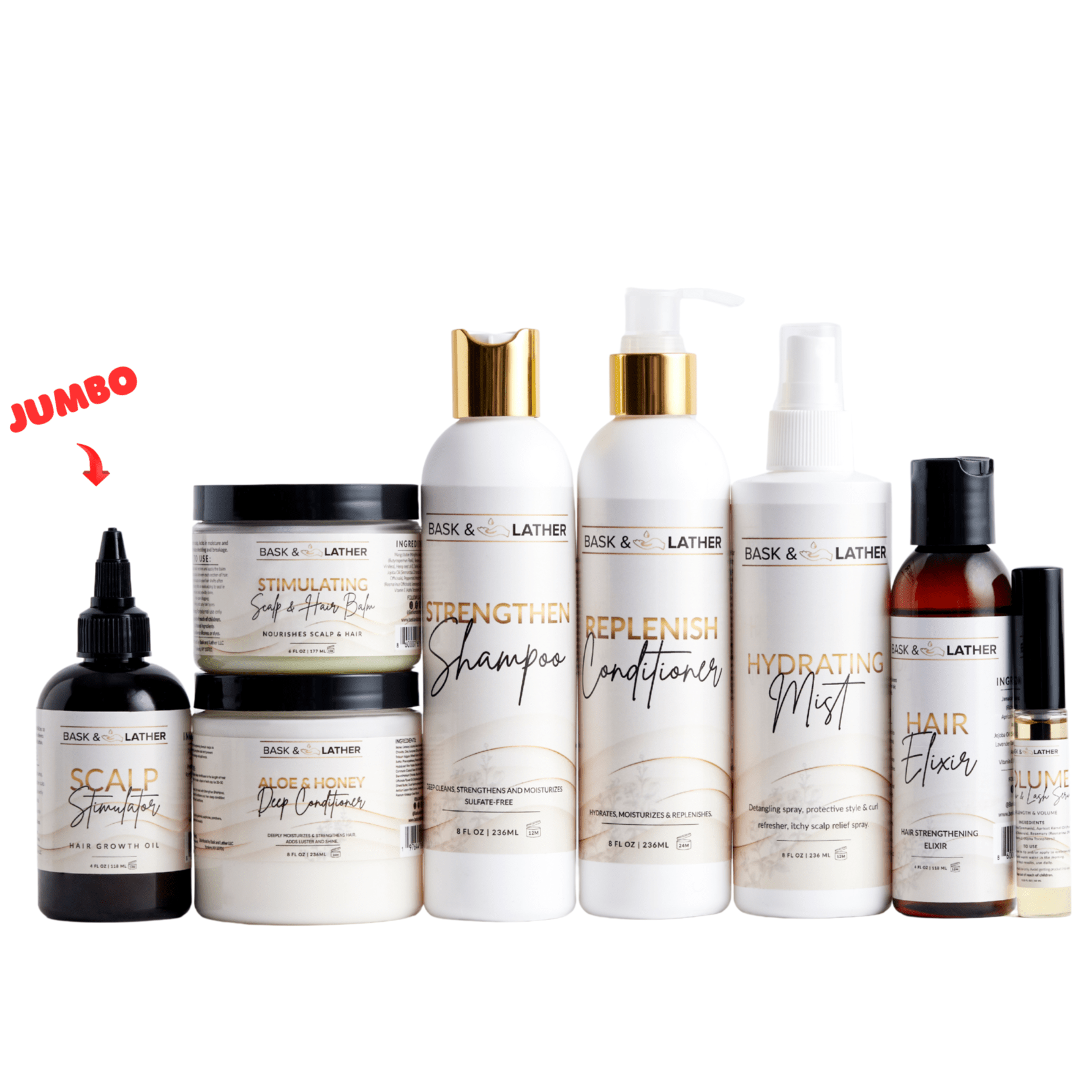 Ultimate Healthy Hair Care Bundle - Limited Edition - Bask and Lather Co product photo from Baskandlatherco
