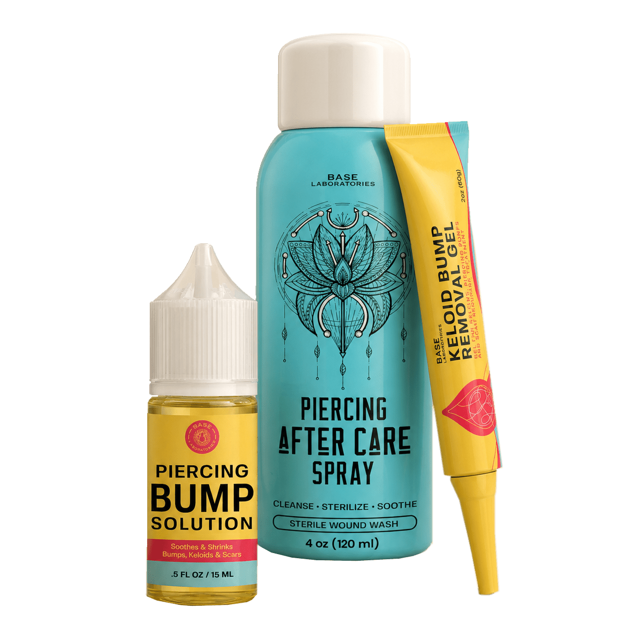 Piercing Bump Emergency Trio product photo from Base Laboratories
