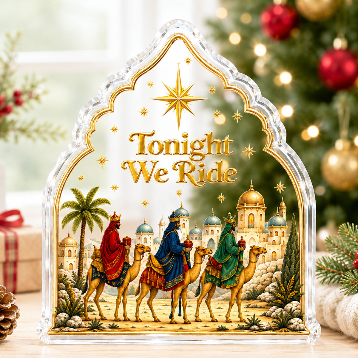 Tonight We Ride | Custom Shaped Acrylic Plaque product photo from Jesuspirit