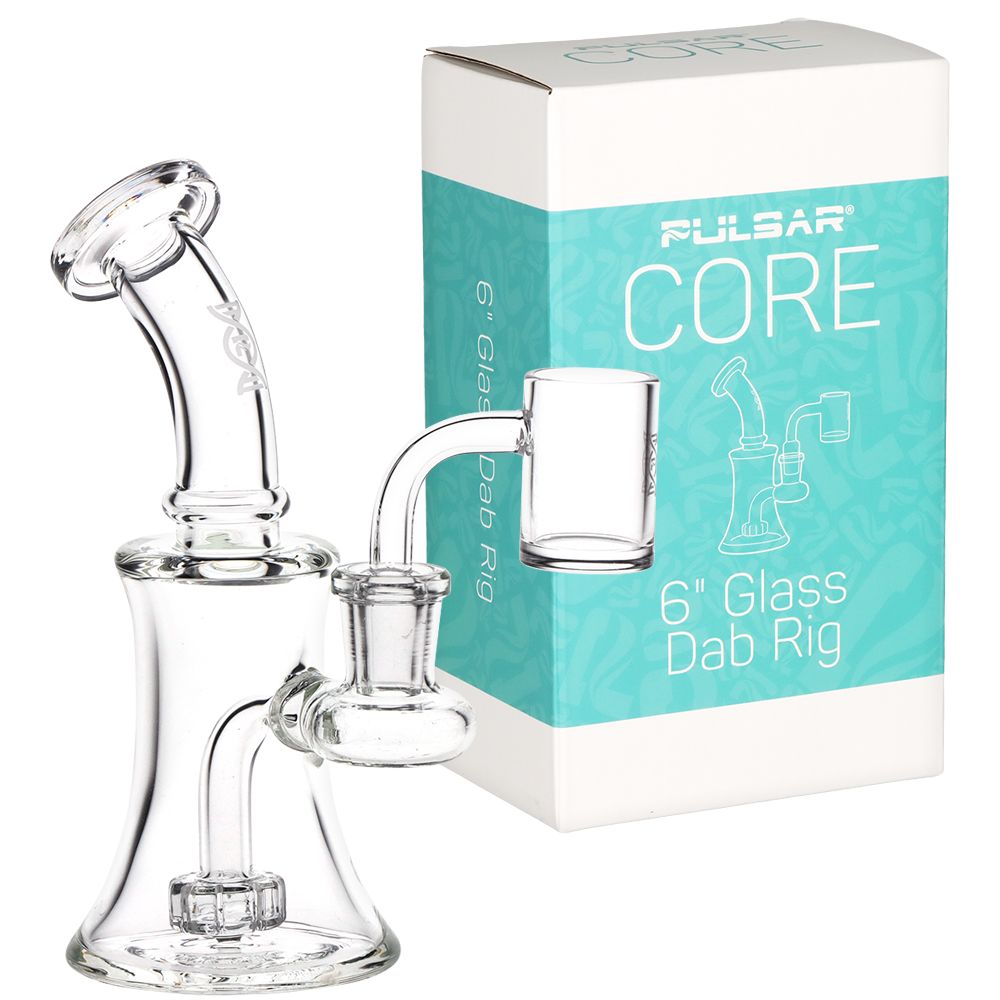 Pulsar Pulsar CORE Glass Dab Rig - 6" / 14mm F $34.99 product photo from Discreetsmok-June 2026 - 40% OFF