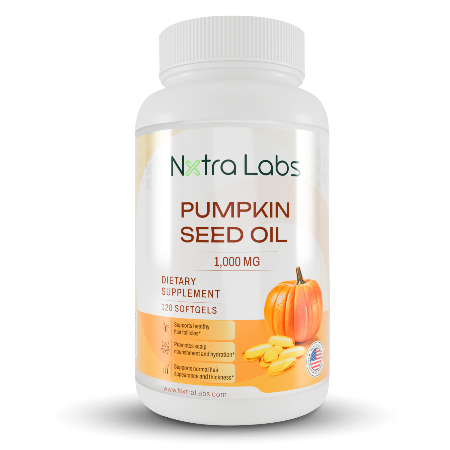 Nxtra Labs Pumpkin Seed Oil 1000 mg product photo from Nxtralabs