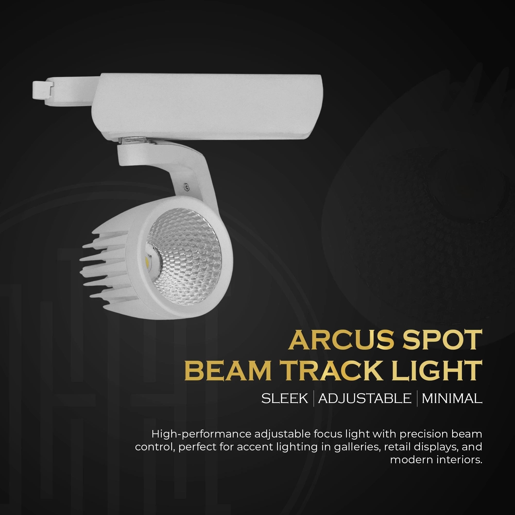 Arcus Spot Tracklight product photo from Haroldelectricals