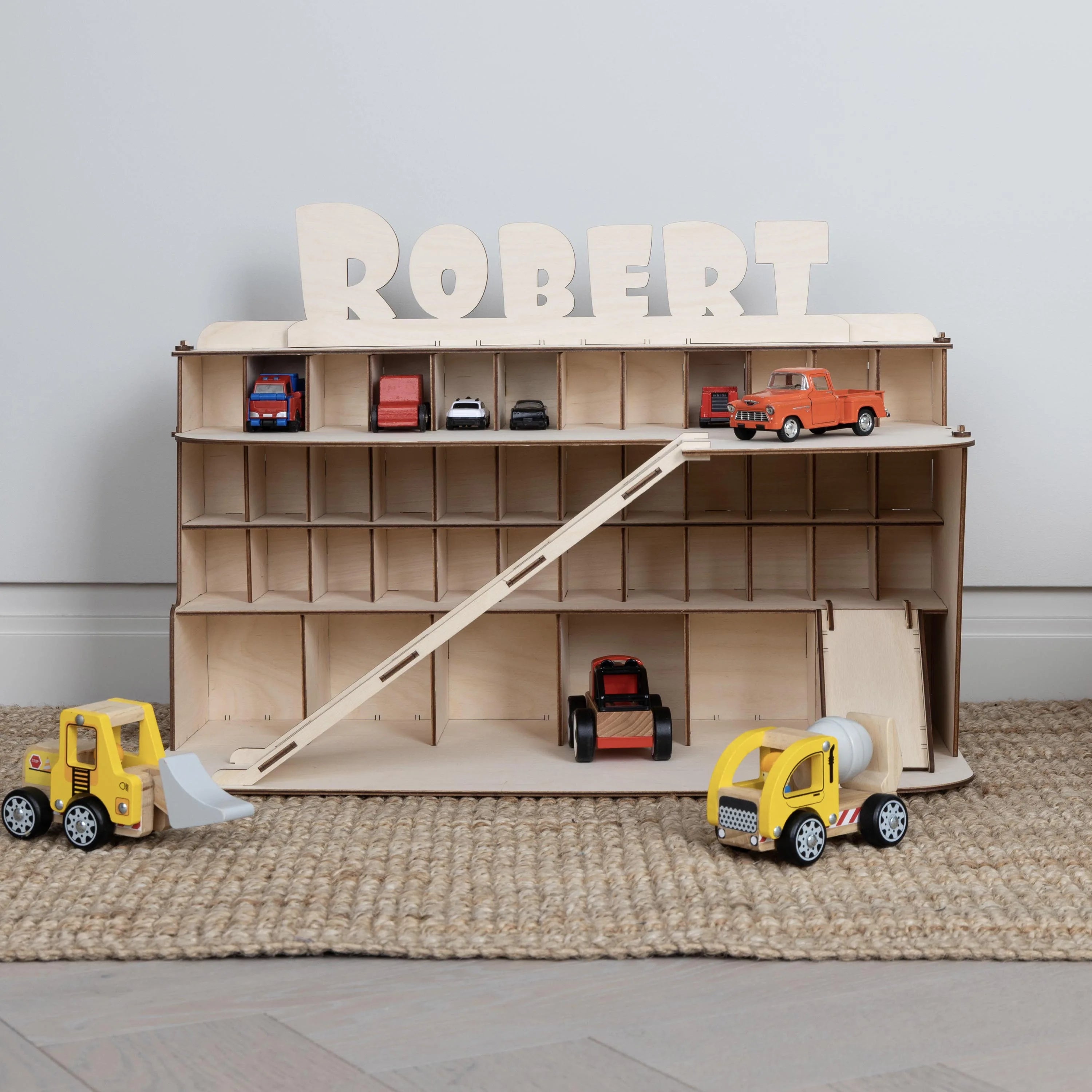 Small Toybox Wooden Toy Car Garage product photo from Toybox