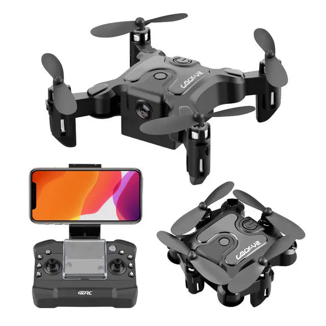 Mini Drone V2 4K 1080P HD Camera WiFi Fpv Air Pressure Altitude Hold RC Drone Mini Drone 4K - drone | FUNYAT product photo from Funyat