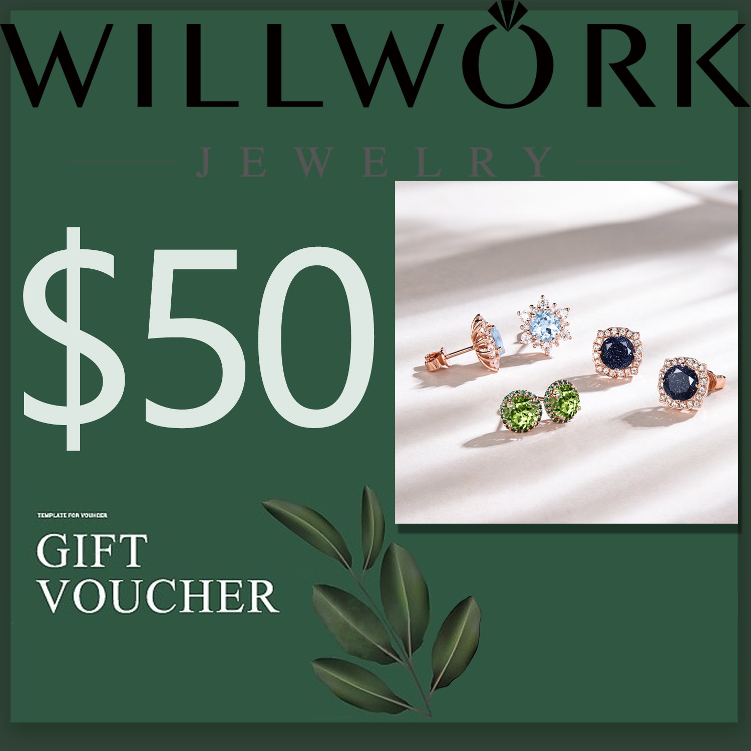 E-GIFT CARD product photo from Will Work Jewelry xx