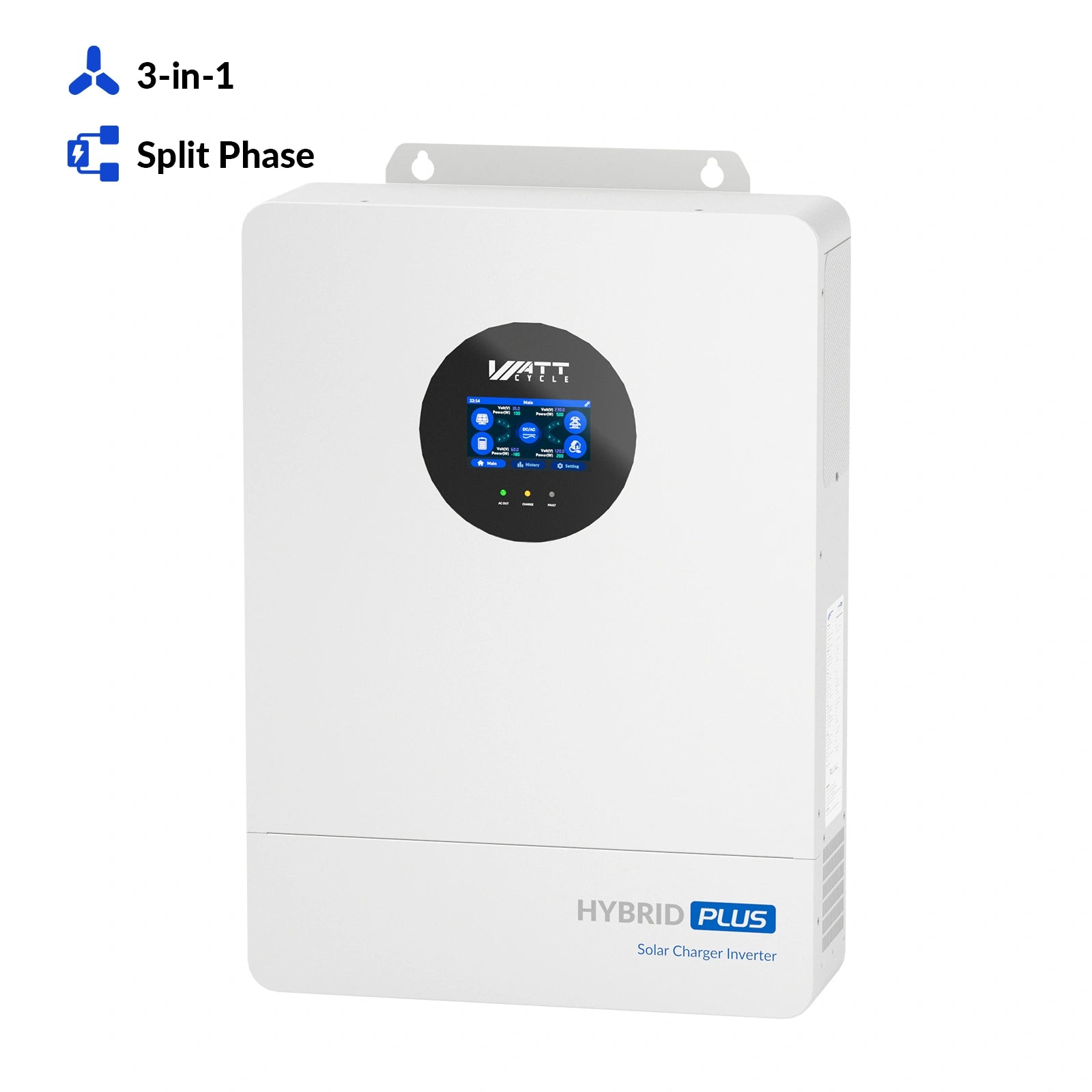 ✅🎖️ 12kW All-in-One Solar Inverter — UL 1741 Certified, Compatible with Batteries from All Major Brands. product photo from Wattcycle
