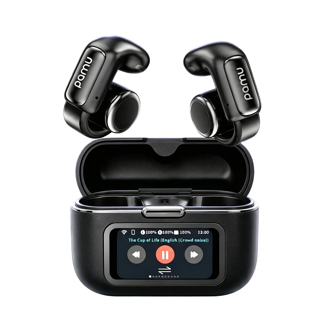 Pamu T36 Clip-On Screen Display OWS Earbuds with 4GB Storage product photo from Padmate