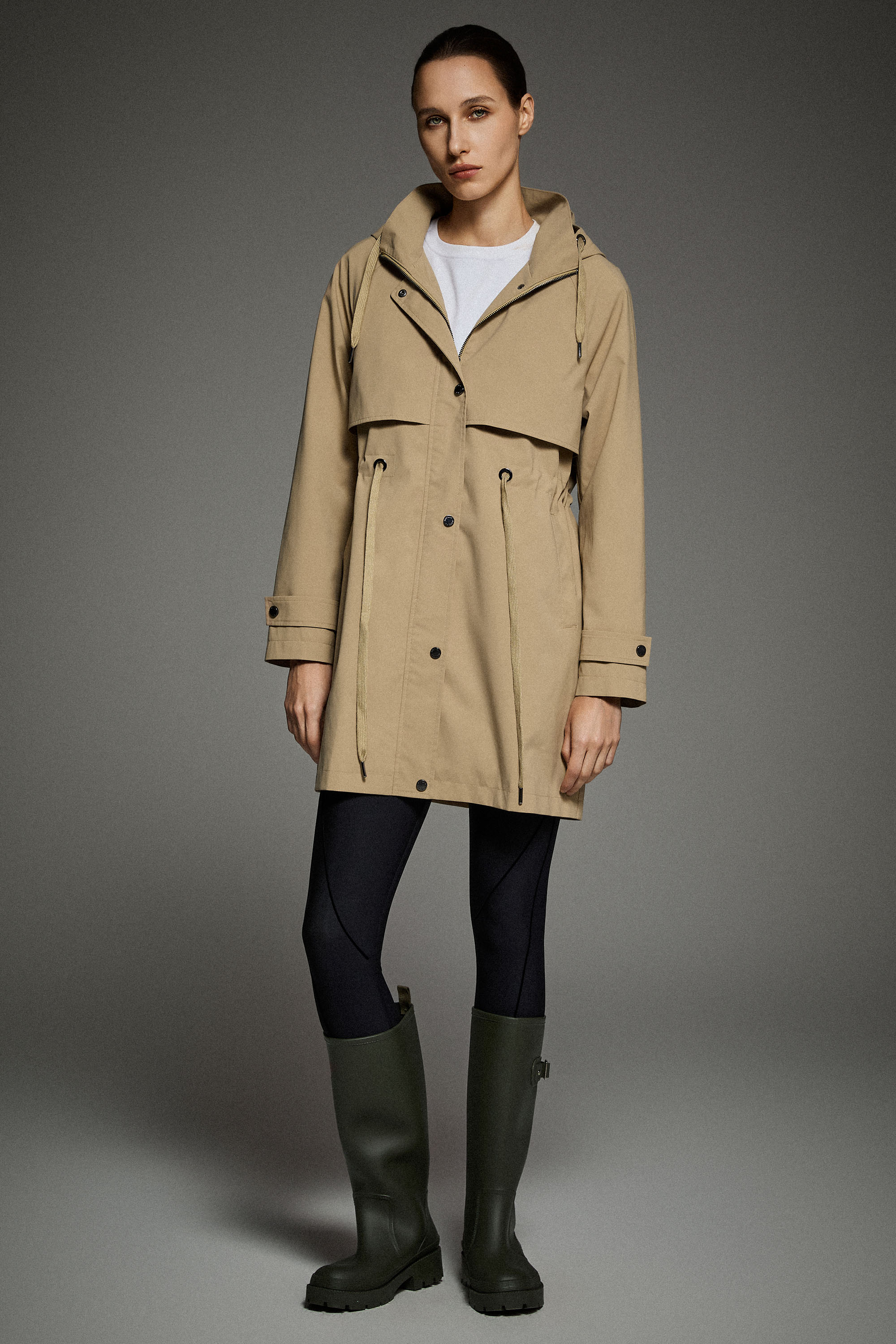 Light Long Hooded Windbreaker Owd5064W product photo from Orolay