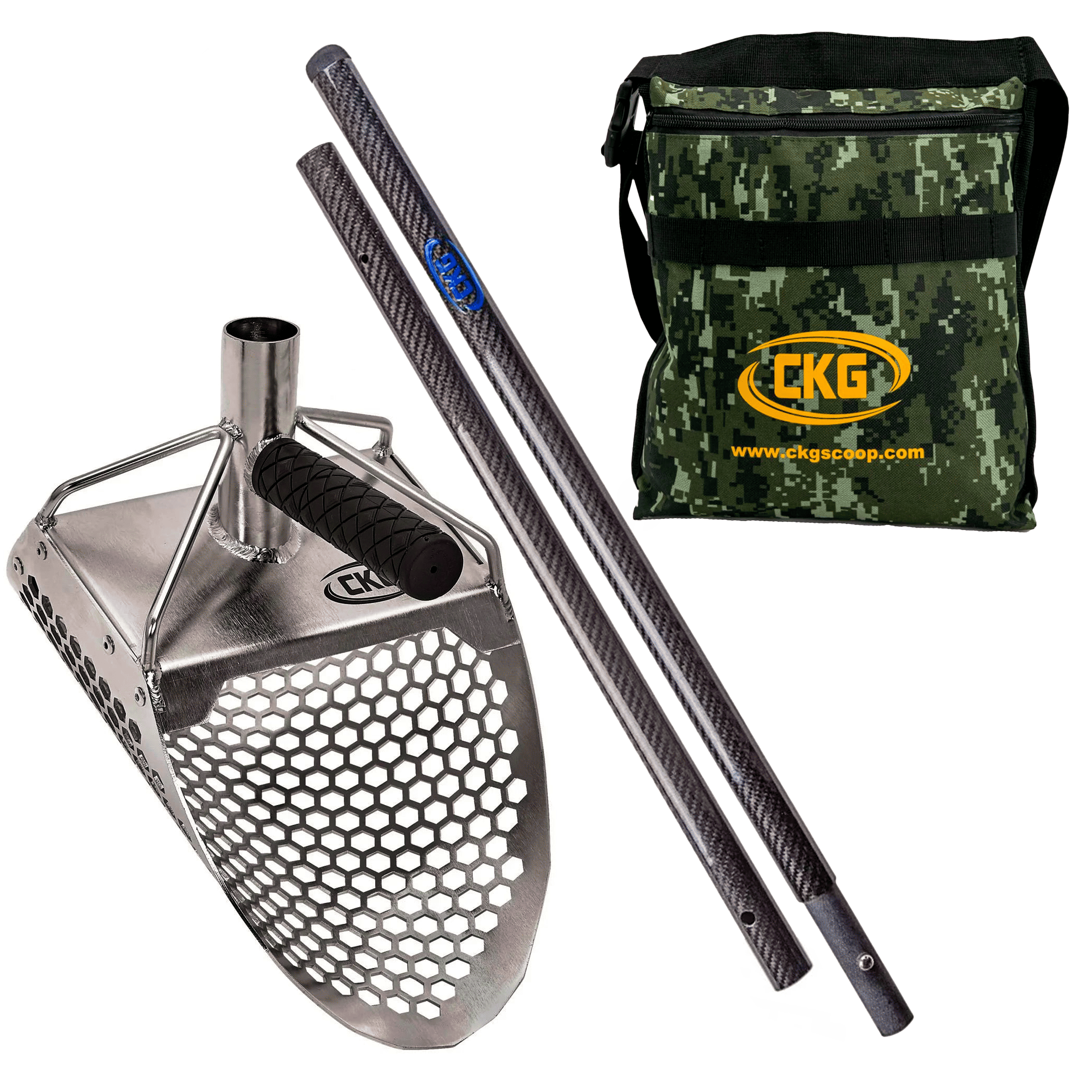 CKG 11x7 Sand Scoop with Carbon Handle product photo from Ckg scoop