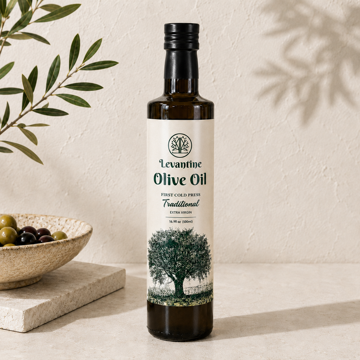 Levantine Premium Extra Virgin Olive Oil product photo from Levantinegoods