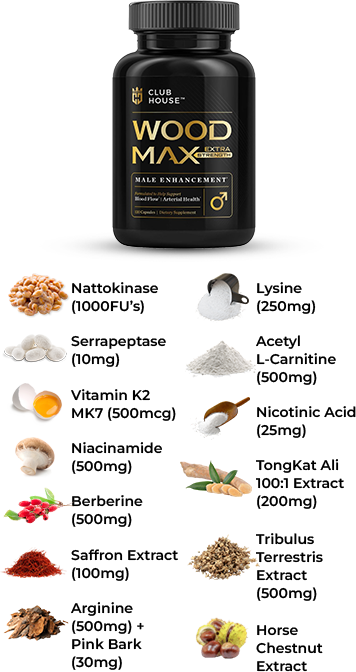 Wood Max Formula product photo from Clubhouse Supplements