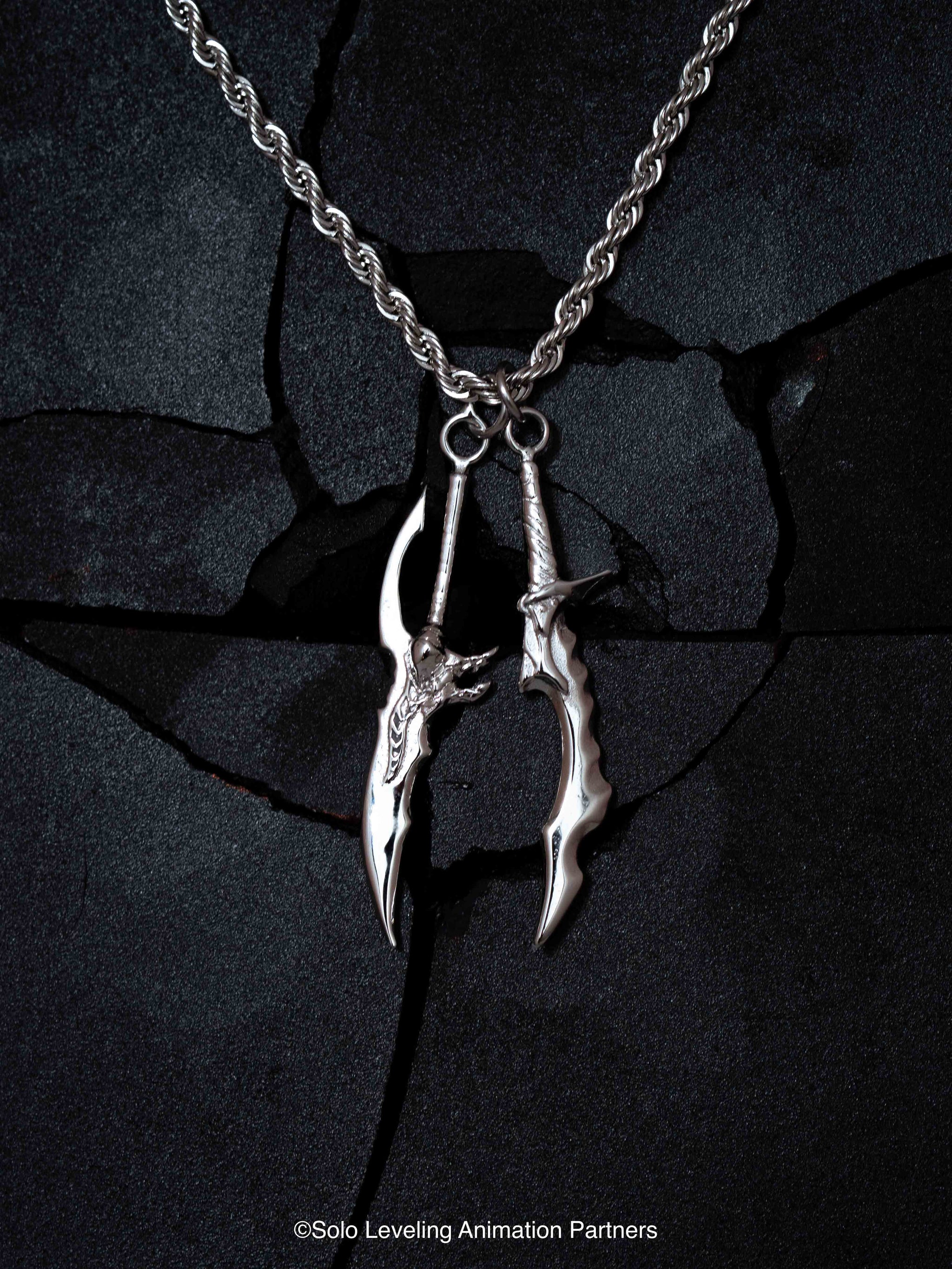 SOLO LEVELING JINWOO DAGGER NECKLACE product photo from Kiyostudios