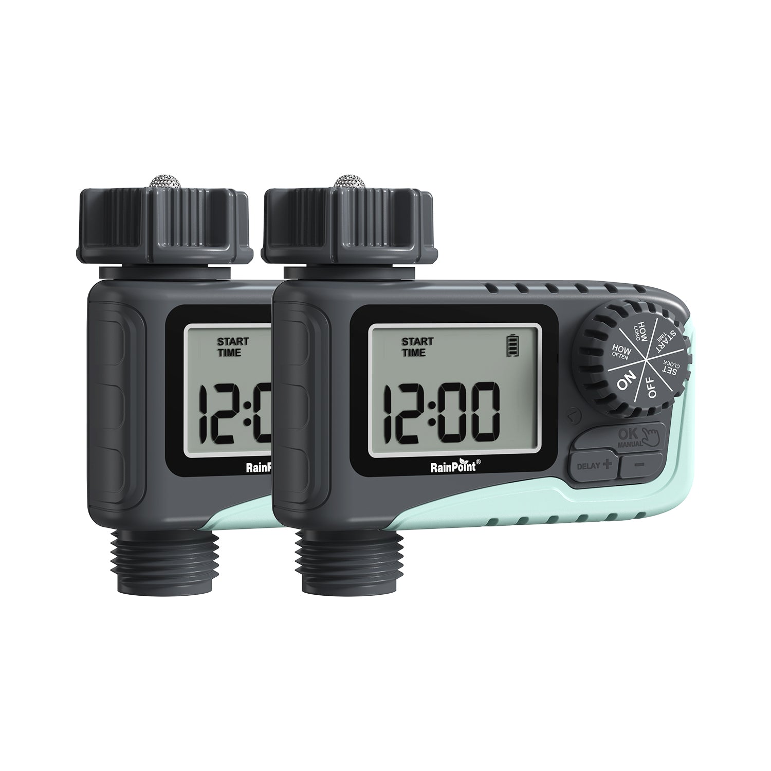 2 Pack Rainpoint Sprinkler Timer 1 Outlet product photo from RainPoint