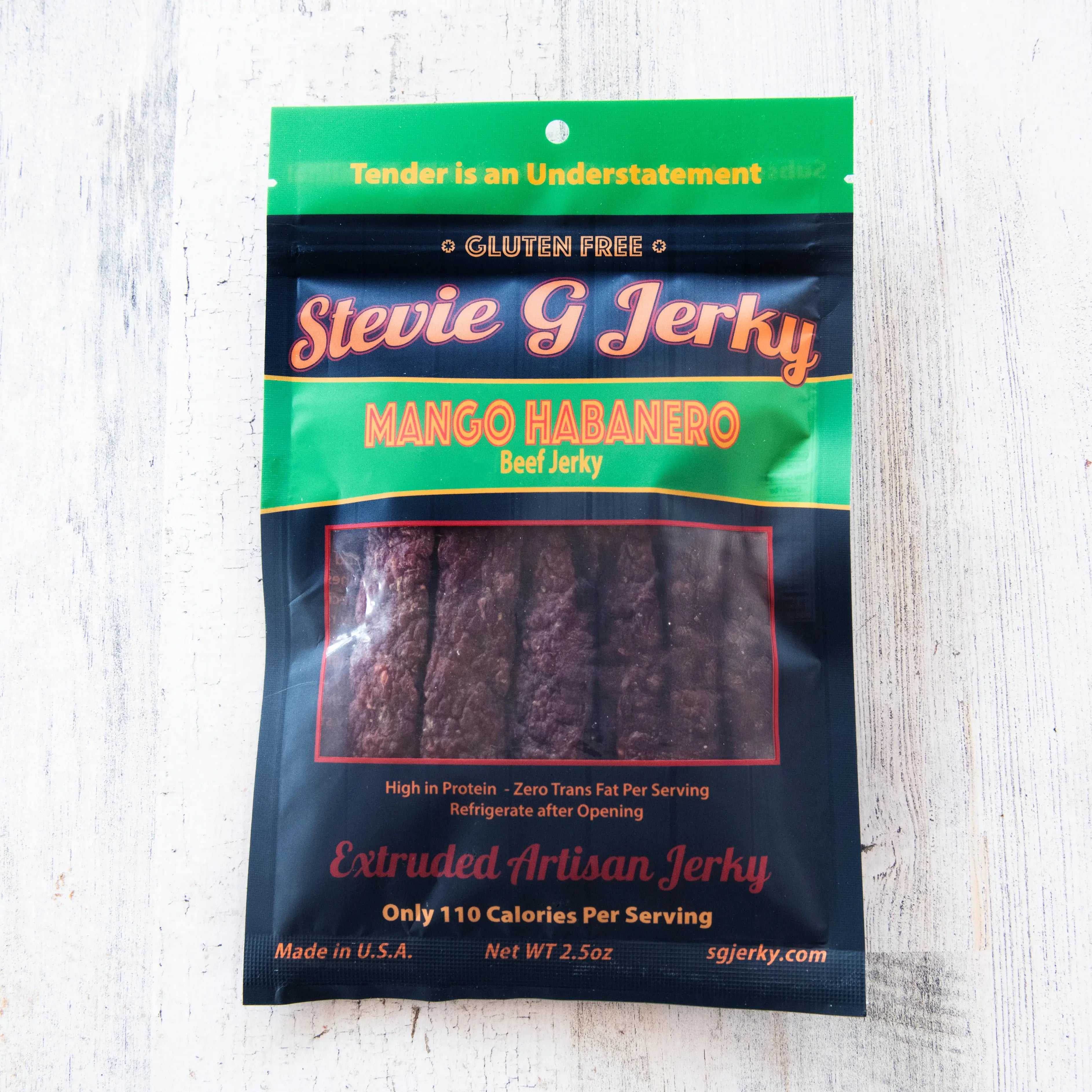 Mango Habanero Beef Jerky product photo from Sgjerky