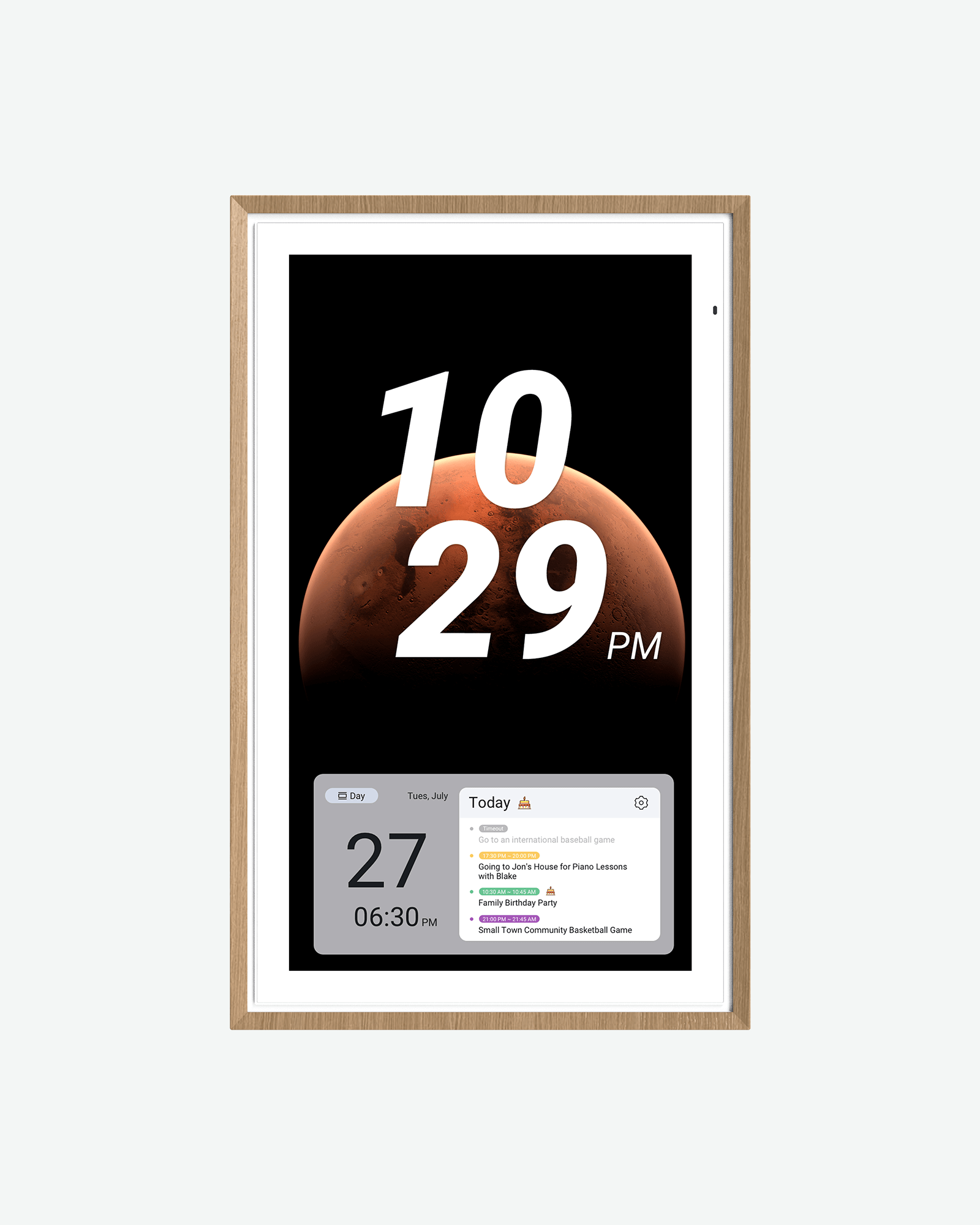 27" Digital Calendar product photo from Apolosign