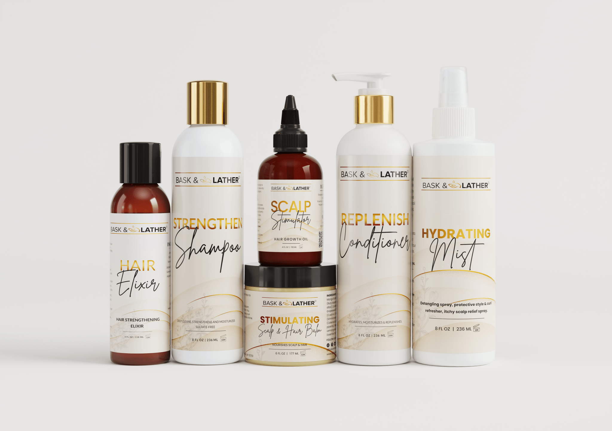 Healthy Hair Starter Kit - Limited Edition - Bask and Lather Co product photo from Baskandlatherco
