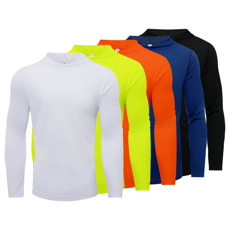 5 Pack Men S Performance Long Sleeve T Shirts With Hood product photo from Leehanton